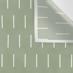 Modern Boho Minimal Pattern, Sage Green and White Wall Tapestry Gallery Image 3