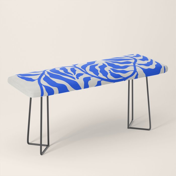Wild Ferns: Ultramarine Blue Edition Bench Gallery Image 1