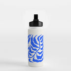 Wild Ferns: Ultramarine Blue Edition Water Bottle Gallery Image 2
