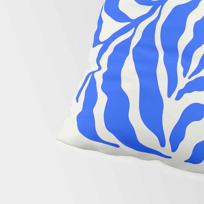Wild Ferns: Ultramarine Blue Edition Pillow Sham Gallery Image 4