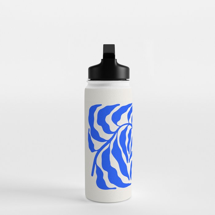 Wild Ferns: Ultramarine Blue Edition Water Bottle Gallery Image 3