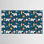 Christmas Retro decorations no2 Tablecloth Gallery Image 2