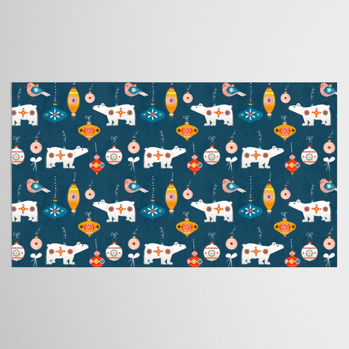 Christmas Retro decorations no2 Tablecloth Gallery Image 2