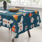 Christmas Retro decorations no2 Tablecloth Gallery Image 3