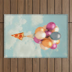 Pizza Balloons Outdoor Rug Gallery Image 1