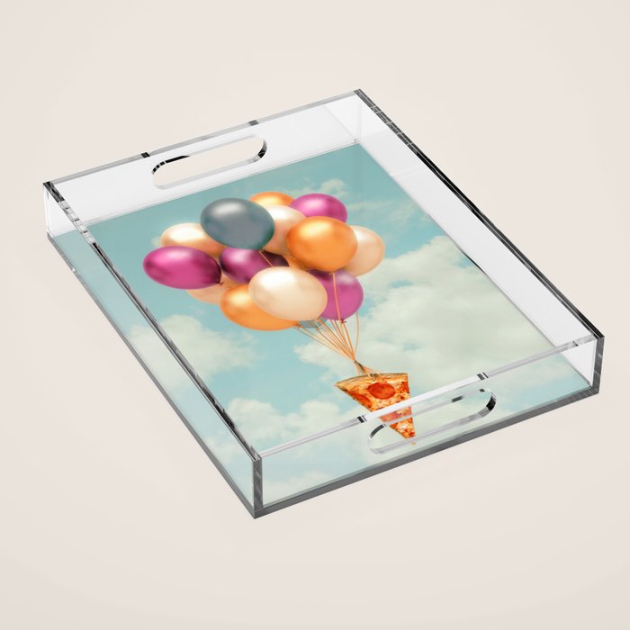 Pizza Balloons Acrylic Tray Gallery Image 1