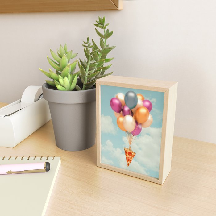 Pizza Balloons Mini Art Print Gallery Image 2