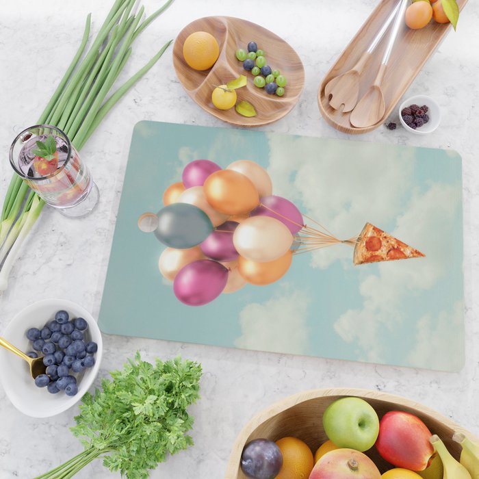 Pizza Balloons Cutting Board Gallery Image 2