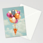Pizza Balloons Stationery Card Gallery Image 2
