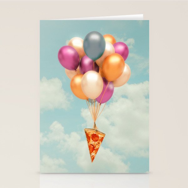 Pizza Balloons Stationery Card Gallery Image 2