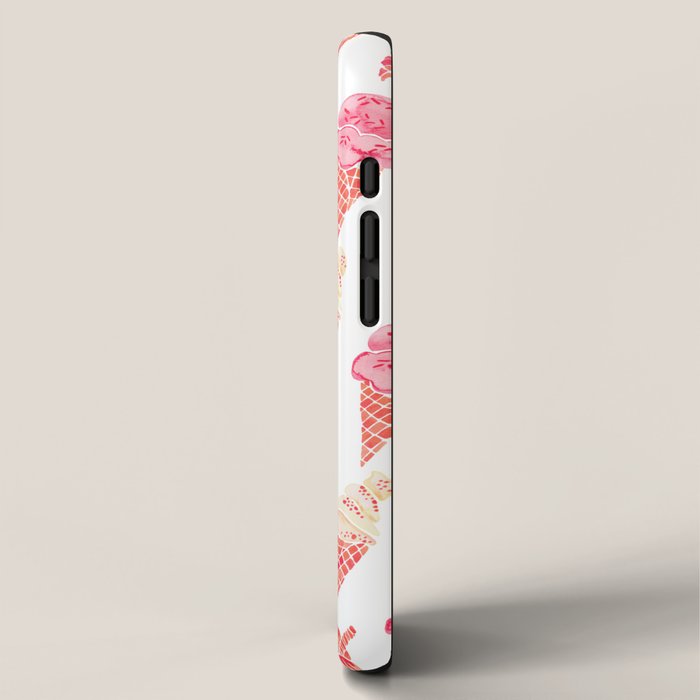 Ice Cream Cones - Pink & Peach Palette iPhone Case Gallery Image 2