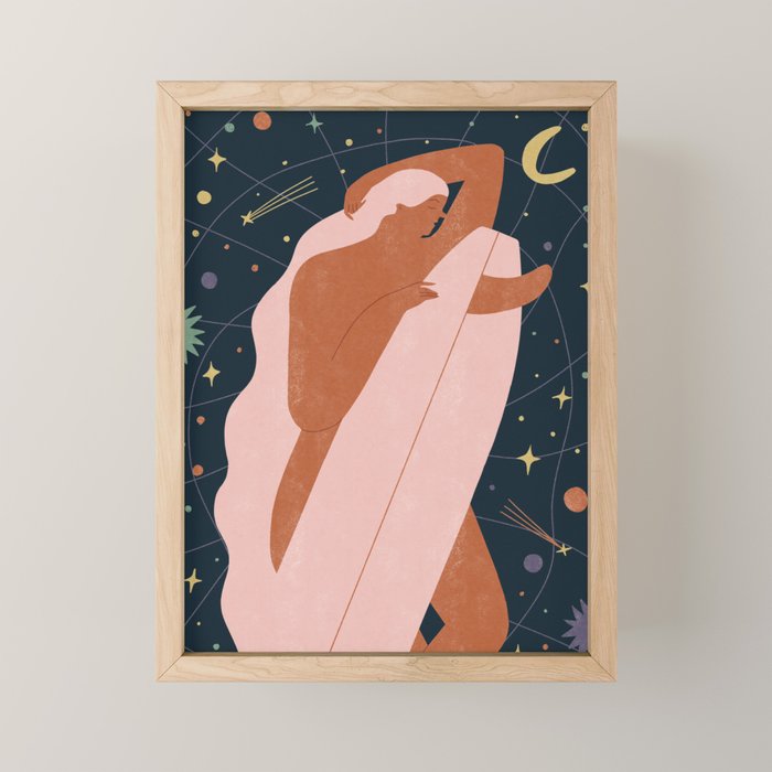 The Universe in my hand Mini Art Print Gallery Image 1