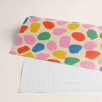 Ink Dot Colourful Mosaic Pattern in Rainbow Pop Colours Wrapping Paper Gallery Image 2