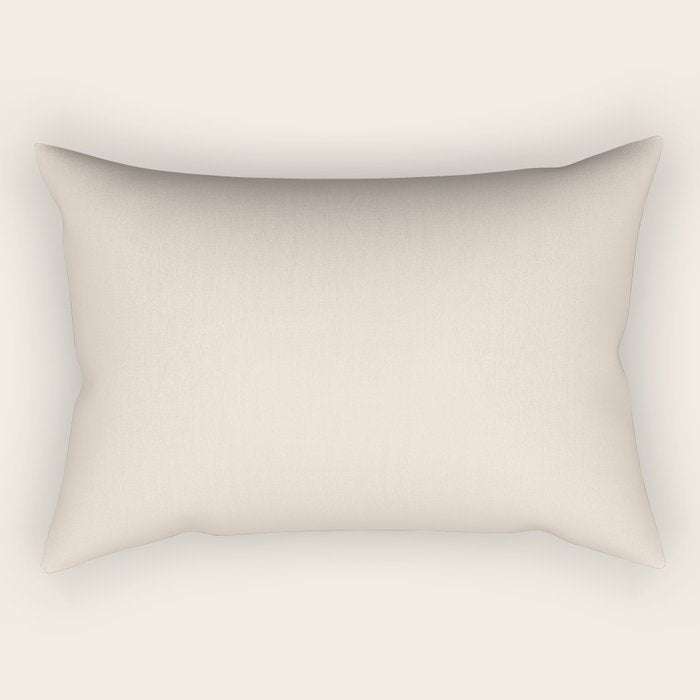 Boca Solid Shades - Almond Rectangular Pillow Gallery Image 1