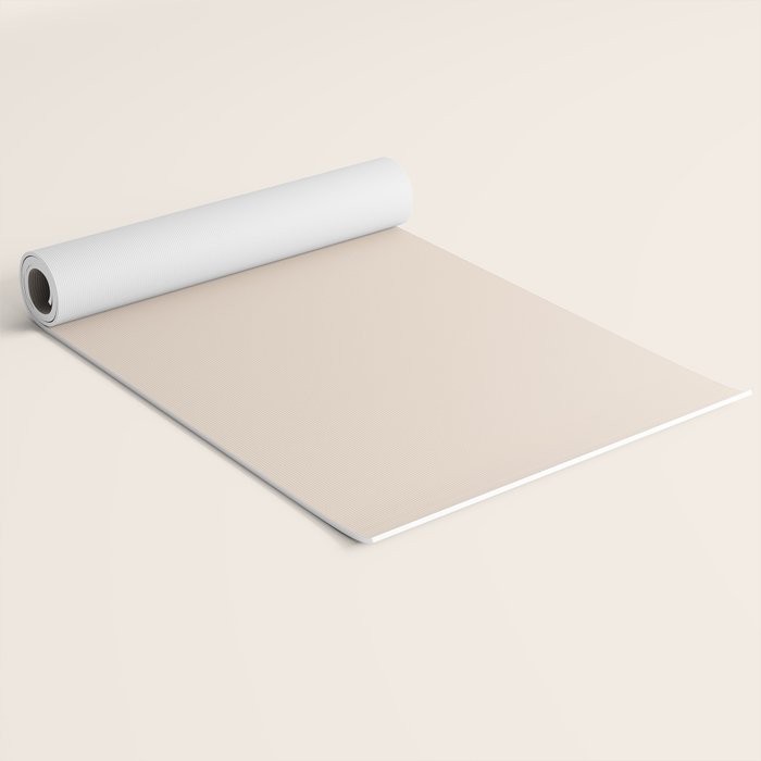 Boca Solid Shades - Almond Yoga Mat Gallery Image 2