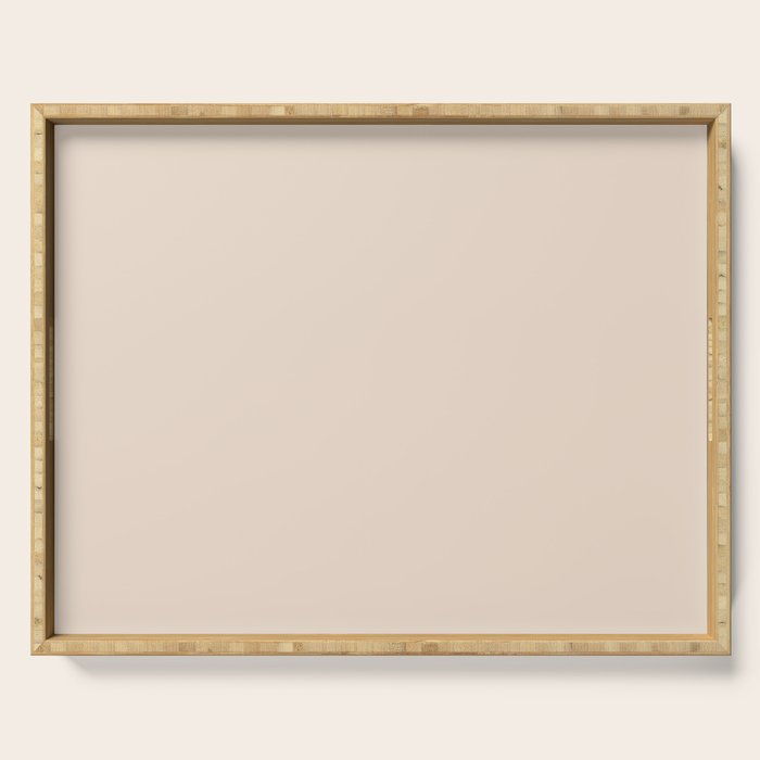 Boca Solid Shades - Almond Serving Tray Gallery Image 1