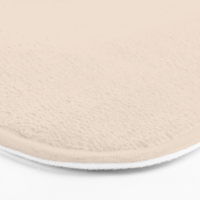 Boca Solid Shades - Almond Bath Mat Gallery Image 3