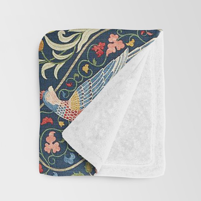 Seasons By May Iris William Morris 1895 Throw Blanket Gallery Image 3