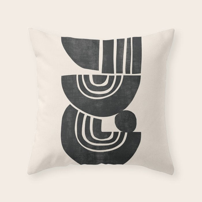  Geometric Rhythm 3 Throw Pillow Gallery Image 6