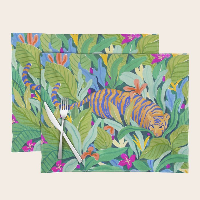 Colorful Jungle Placemat Gallery Image 1