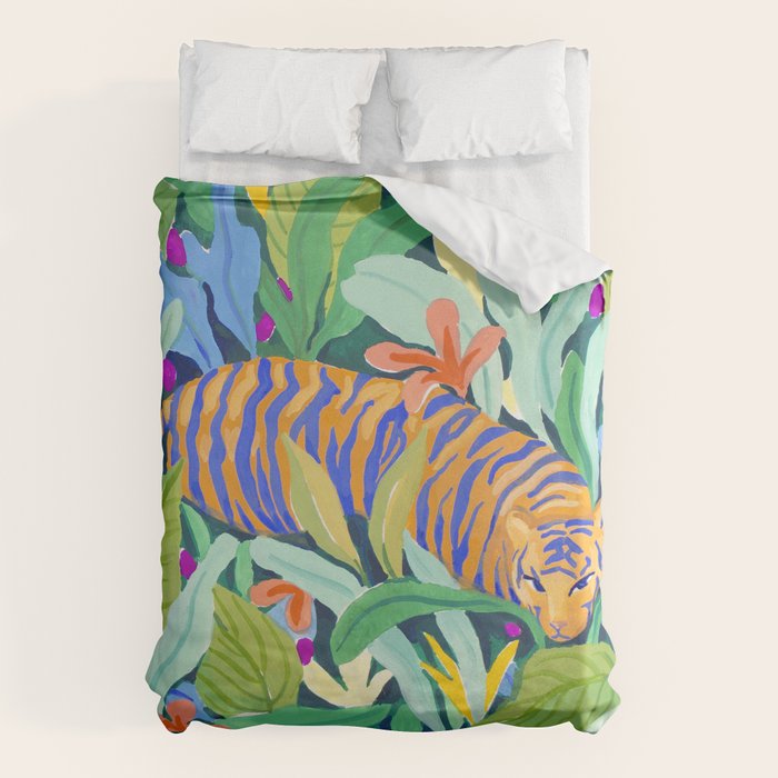 Colorful Jungle Duvet Cover Gallery Image 1