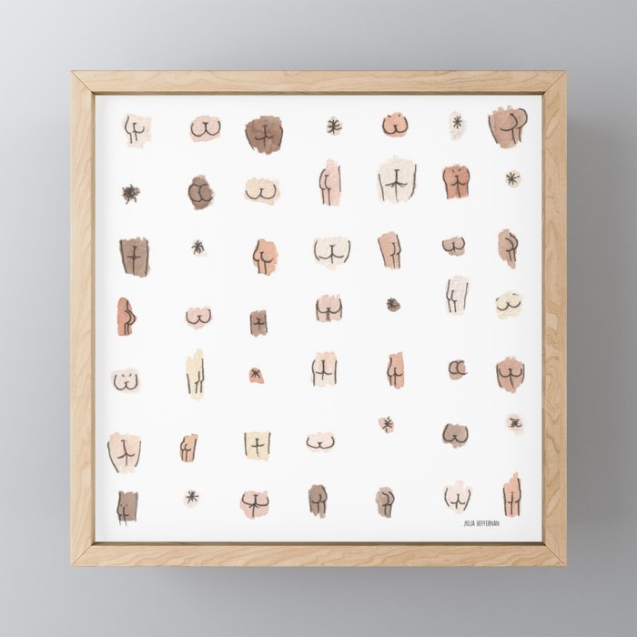 butts Mini Art Print Gallery Image 1