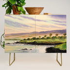 Mauna Kea Golf Course Hawaii Hole 3 Credenza Gallery Image 1