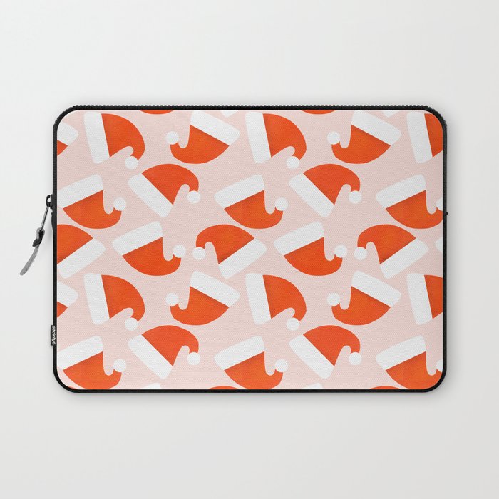 Santa Hat pattern Laptop Sleeve Gallery Image 1