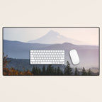 Mount Hood over the Columbia River Gorge Desk Mat Gallery Image 1
