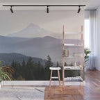Mount Hood over the Columbia River Gorge Wall Mural Gallery Image 1
