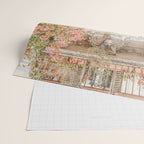 Floral Entry In Rome | Front Door Collection Travel Photography Art Print | Pink Summer Flowers In Italy Wrapping Paper Gallery Image 2