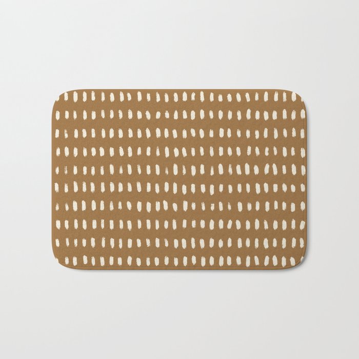 Simple Hand Drawn Pattern #12 Bath Mat Gallery Image 1