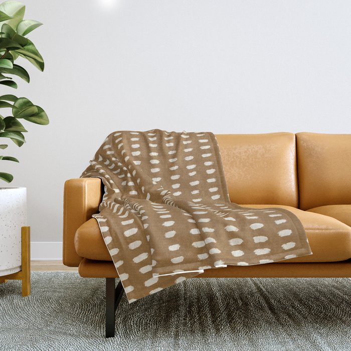 Simple Hand Drawn Pattern #12 Throw Blanket Gallery Image 1