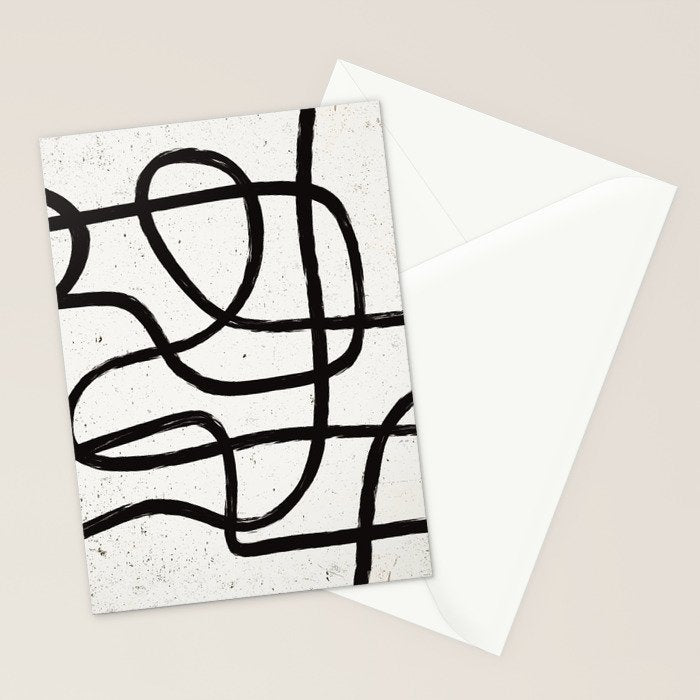 Japandi Minimal Marker Shapes Stationery Card Gallery Image 2