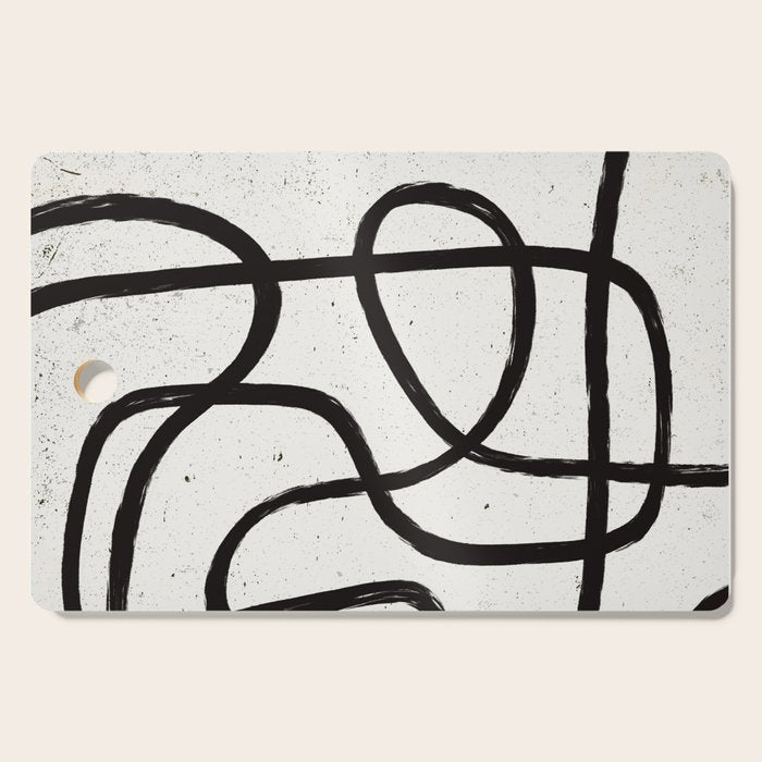 Japandi Minimal Marker Shapes Cutting Board Gallery Image 1