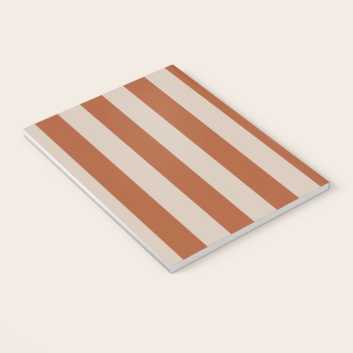 Vertical Stripes in Clay and Putty Notebook Gallery Image 3