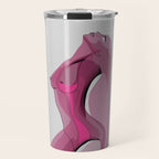 Pink Nudity Travel Mug Gallery Image 1