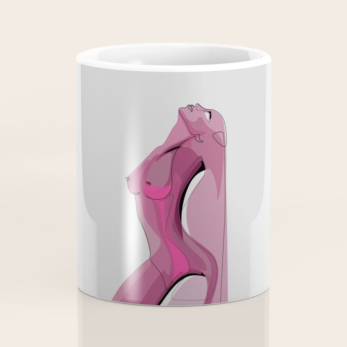 Pink Nudity Coffee Mug Gallery Image 4