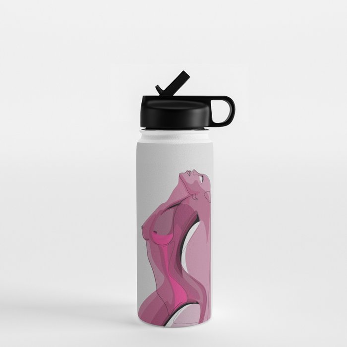 Pink Nudity Water Bottle Gallery Image 1