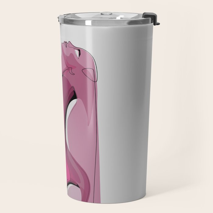 Pink Nudity Travel Mug Gallery Image 2
