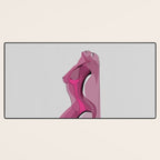 Pink Nudity Desk Mat Gallery Image 3