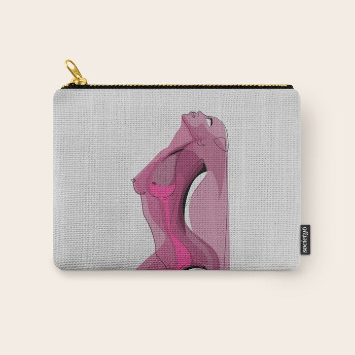 Pink Nudity Carry All Pouch Gallery Image 1