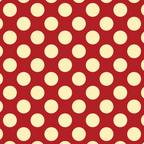 Cream on Red Polka Dot  Coffee Mug Gallery Image 2