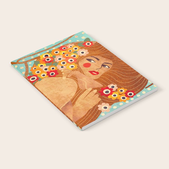 Klimt Lady Notebook Gallery Image 1