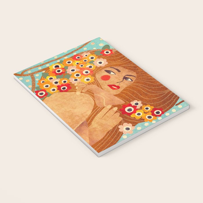 Klimt Lady Notebook Gallery Image 3