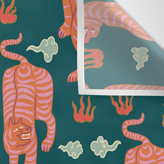 Bengal tigers Wall Tapestry Gallery Image 3