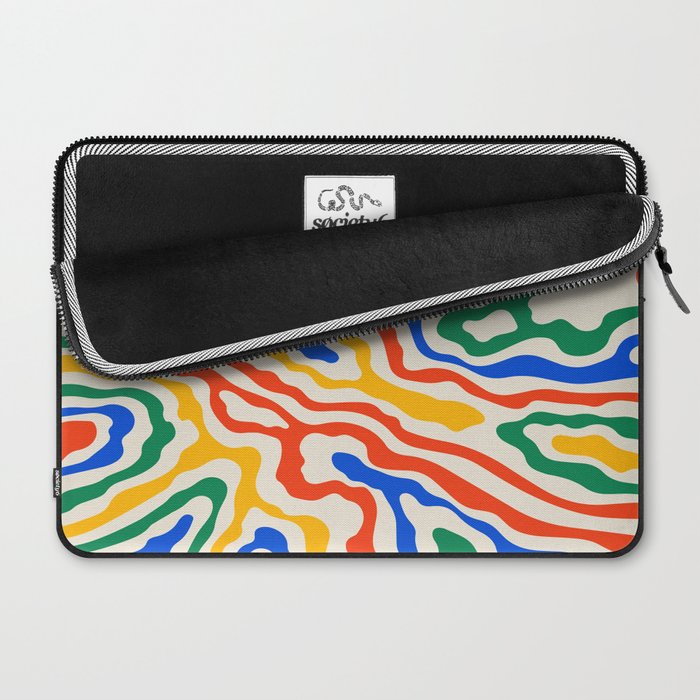 Electric Waves Laptop Sleeve Gallery Image 2