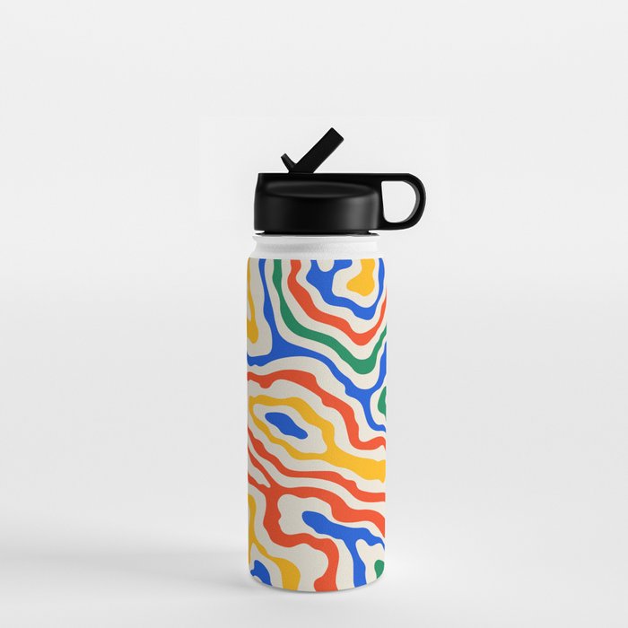 Electric Waves Water Bottle Gallery Image 1