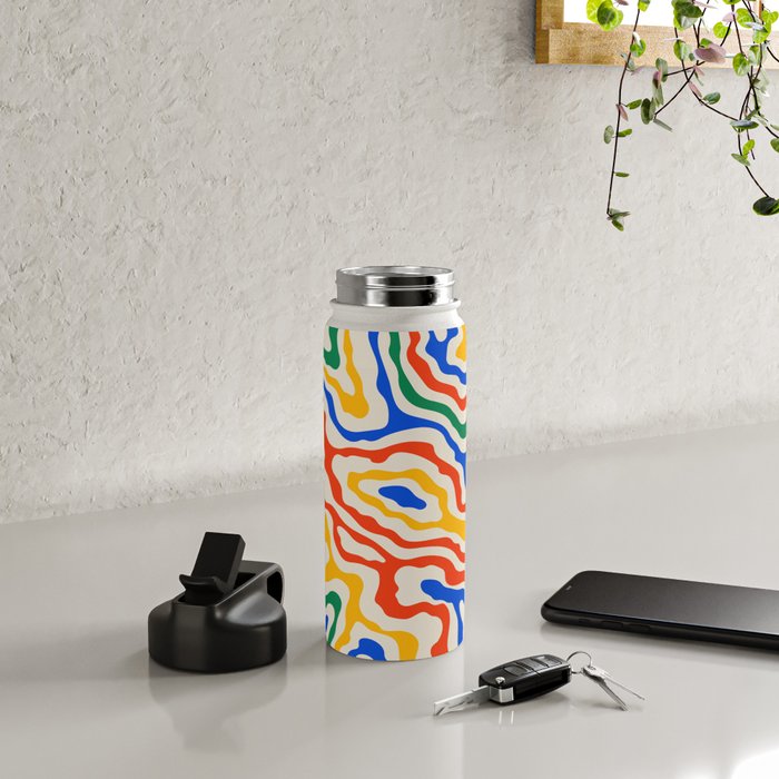 Electric Waves Water Bottle Gallery Image 4