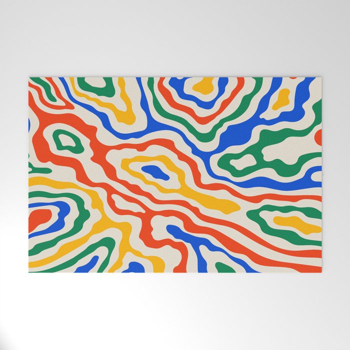 Electric Waves Welcome Mat Gallery Image 1
